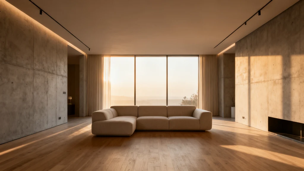Wide interior photo before AI image extension