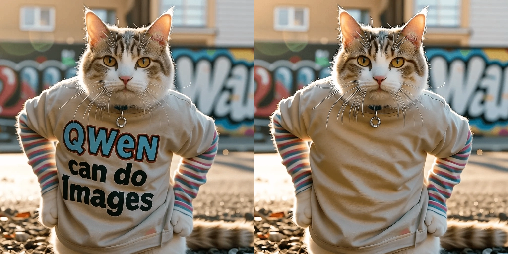 Qwen Image Editin ulkoasun muokkaus, joka näyttää värimuutoksia ja yksityiskohtien parantamista