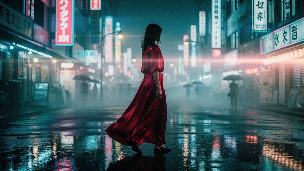 Flux AI:lla luotu elokuvamainen kohtaus