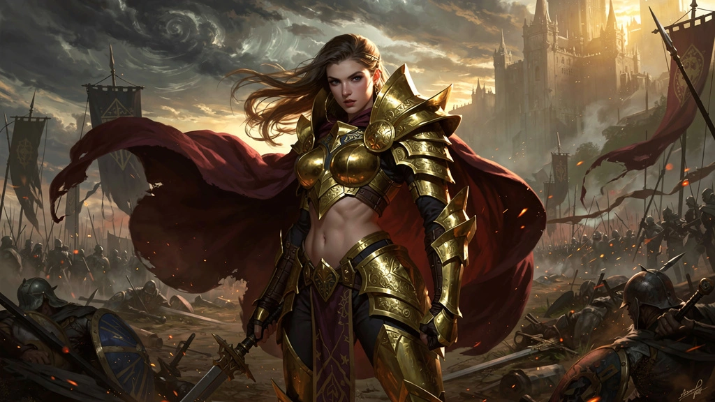 Flux AI:lla luotu fantasiahahmo